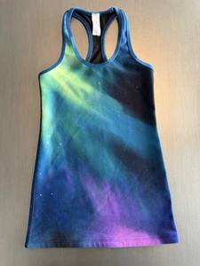 Ivivva by Lululemon Kids Reversible Tank Top Psychedelic Print Size 12 - Picture 1 of 10