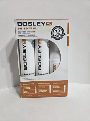 KIT Bosley MD Revive Color Champú Nutritivo Seguro, Acondicionador y Tratamiento Foto 1 de 3