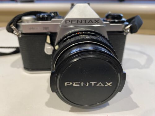 Pentax MLE super Film Camera with Asahi SMC Pentax-M f/1.7 50mm Lens