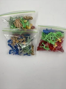 Vintage Plastic Cowboys (44 pc) & Indians (45 pc) Figures 99 Total - Picture 1 of 1
