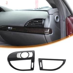 Glossy Black Car Instrument Side Air Outlet Frame Cover For BMW 6 Series 2004-09 - Picture 1 of 12
