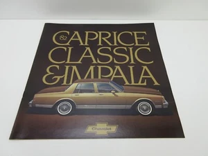 1982 Chevrolet Caprice Classic & Impala Sales Brochure Catalog - Picture 1 of 6
