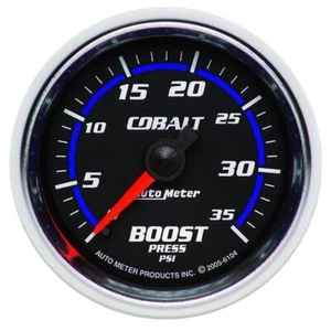 Autometer Cobalt 2-1/16in Boost Gauge 0-35 PSI Mechanical AU6104 - Picture 1 of 2