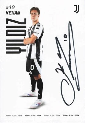 KENAN YILDIZ HAND SIGN SIGNED AUTOGRAPH CARD JUVENTUS TURIN WITH PROOF 6370 H UH - Bild 1 von 3