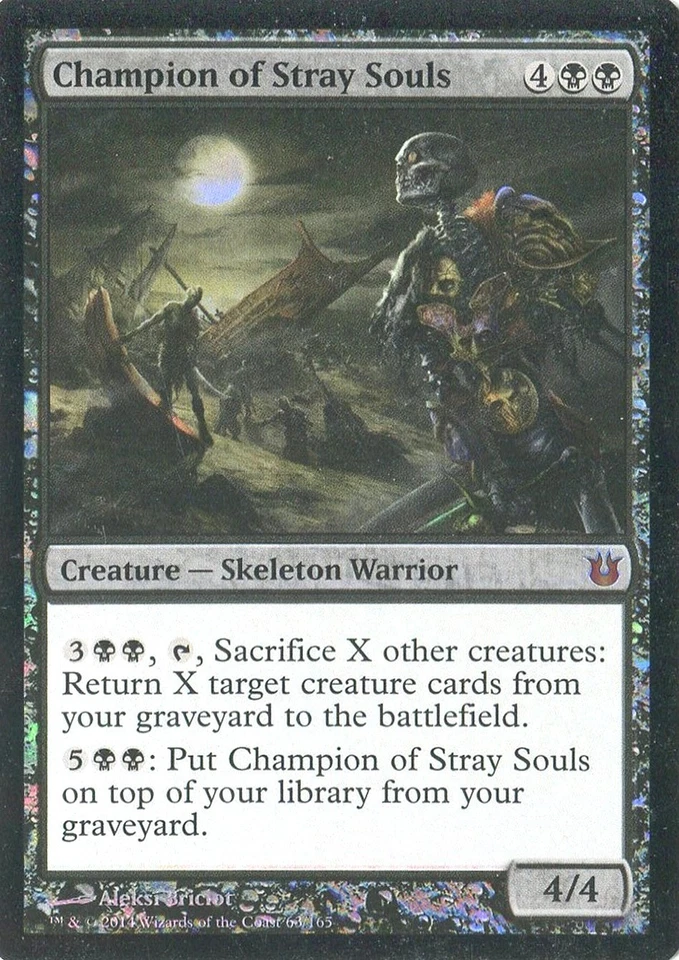 MTG - Born of the Gods - Champion of Stray Souls - Foil - NM - Image 1 of 1