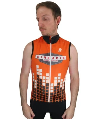 High Visibility Gran Fondo Sleeveless Cycling Bike Jersey Wind Vest Adult Small - Image 1 of 4