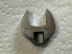 Williams 3/8" Drive Crowfoot 11/16" Open End Wrench BC-1003 - Picture 1 of 3