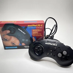 AsciiPad SG-6 Sega Genesis Controller 6 Button Pad! - Picture 1 of 4