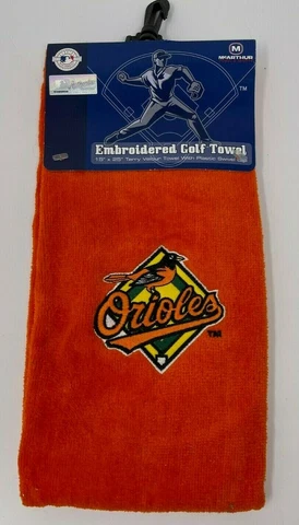 MLB Baltimore Orioles Baseball Orange Hand Fan Towel Cover