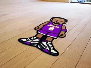 Kobe Bryant Black Mamba Lakers NBA Living Room Modern Accent Carpet Area Rugs - Picture 1 of 10