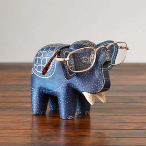 Batik Elephant Eyeglass Holder - Picture 1 of 4