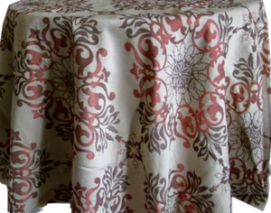 Various Size / Color Holiday Elegant Jacquard fabric Tablecloth Polyester Thick - Picture 1 of 13