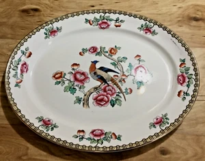 "Plato F Winkle & Co England Whieldon Ware 18 1/2"" patrón faisán 1908" - Imagen 1 de 4