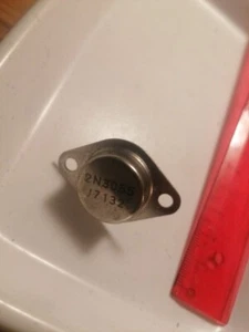 Transistor 2N3055 17132 17 132 TECH RARE TRANSISTO VINTAGE OLD Technology High End - Picture 1 of 3