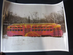 PCC Sunburst Trolley James B Holland 1978 Poster - gerollt 18 x 24 Zoll - Bild 1 von 5