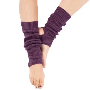 Mujeres Color Sólido Danza Latina Yoga Calentador de Piernas Calcetines Tejidos Cálidos Calcetines - Imagen 1 de 28
