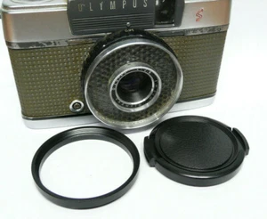 Olympus PEN EE EES EE2 EE3 EES-2 43.5mm to 46mm Filter Step Up Ring & Lens Cap  - Picture 1 of 3