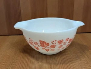 Pyrex 441 ROSA STACHELBEERE Aschenputtel verschachtelte Rührschüssel mit Ausguss 1-1/2 Pint USA - Bild 1 von 10