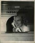 1946 Press Photo Receptionist Cissy Stanish - nex19722