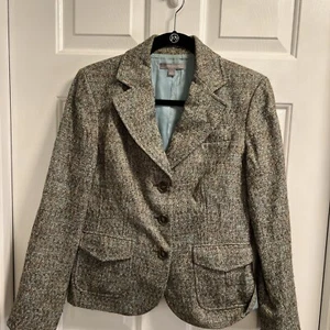 Ann Taylor Tweed Suit Blazer Women’s 3 Button Business Professional Career 6 - Picture 1 of 13