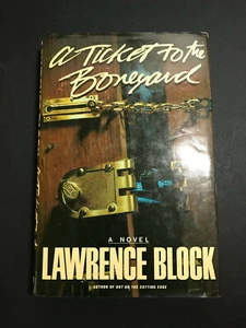 A Ticket To The Boneyard, by Lawrence Block-1990-1st Ed, 1st Prtg, Vtg H/C Book - Imagen 1 de 12