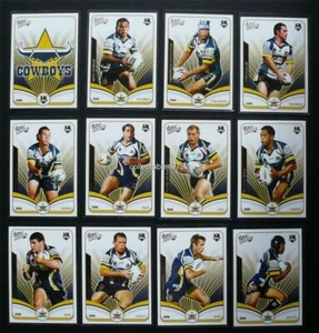 NRL 2006 Nth Qld COWBOYS SELECT INVINCIBLE TRADING CARDS FULL SET 12 Cards - Picture 1 of 1
