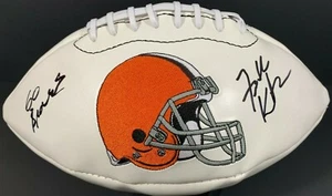 FREDDIE KITCHENS SIGNED AUTOGRAPHED CLEVELAND BROWNS FOOTBALL LOGO JSA ! - Picture 1 of 2