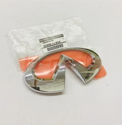 NEW GENUINE INFINITI 2015-2019 Q70 Q70L FRONT EMBLEM 62890-4AM0A - Image 1 of 2