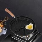 Egg Frying Pan Even Heating Stainless Steel Smile Face Shape Easy to Clean Small