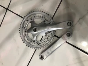 Juego de bielas de bicicleta de carretera Shimano doble - 170 mm 52/39 dientes - Imagen 1 de 7