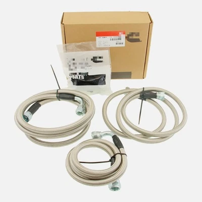 Cummins 47RE Transmission Cooler Lines Kit Heavy Duty Hose For 96-02 Dodge Ram Foto 1 de 4