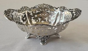 Vintage ALVIN #1072 Pierced Sterling Silver Candy or Nut Bowl Dish;Z203 - Picture 1 of 8