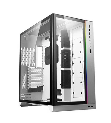 LIAN LI O11  XL SILVER  Aluminum / Steel / Tempered Glass ATX Tower Case - Image 1 of 3