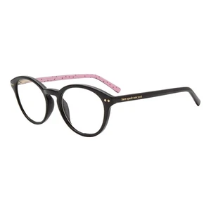 Gafas redondas de plástico negro Kate Spade KS Kinslee 807 48 mm - Imagen 1 de 2
