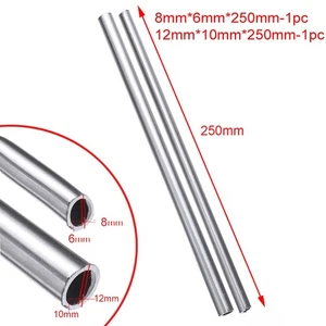 2pc OD8mm/10mm Stainless Steel 304 Tube Pipe Model Arts Craft Tubing Round 250mm - Picture 1 of 7
