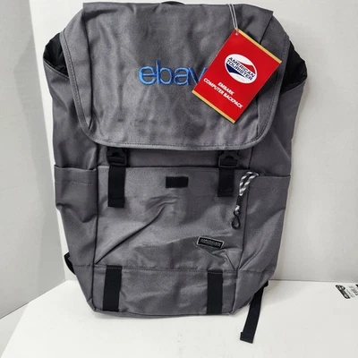 American Tourister Embark 背包,eBay 灰色 个人开放 2023 全新 W 标签 — 第 1/4 张图片