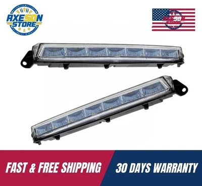 Luzes de neblina diurnas 2010-2012 Mercedes Benz X164 2 LED para GL450 GL550 - Imagem 1 de 4