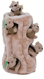 Hide A Squirrel Outward Hound Plush Dog Toy Puzzle Ginormous 6 Squirrels Squeak - Picture 1 of 3