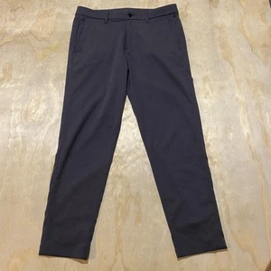 Lululemon Men’s Commission Pant Slim Waist Size 34 Obsidian LM5439S Length 30 - Picture 1 of 11