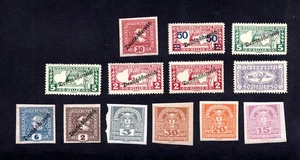 Austria 1919-21 group of stamps Mi#247+249+251-54+301+311+417 MH/MNG CV=10.2$ - Picture 1 of 2