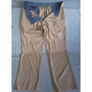 Brooks Brothers Men's W38XL30 Chino Tapered Pleated Mid-Rise Stretch Pants Brown - Picture 1 of 9