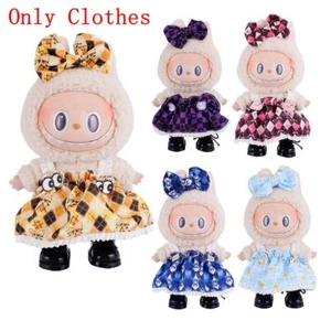17cm Doll Clothes For LABUBULBB Plush Doll Handmade Dress Gown Outfit NO Doll - Picture 1 of 22