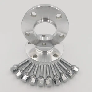 BMW Wheel Spacers 2x15mm, 5x120, 72.6 CB + Wheel Bolts For 8 Series E31 - Picture 1 of 13