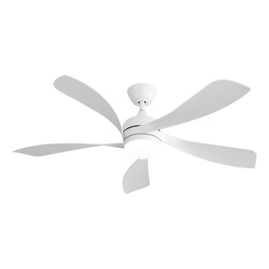 52 Inch Modern Led Ceiling Fan With 3 Color Dimmable 5 ABS Blades Remote Control - Picture 1 of 1