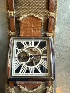 Reloj Stuhrling Original Para Hombre Winchester Chariot Cuadrado Automático Esqueleto Gues - Imagen 1 de 8