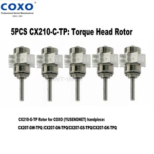 5 STCK. COXO Dental Drehmomentkopf Rotor Turbine Patrone passt High Speed Handstück - Bild 1 von 11