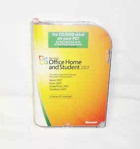 Microsoft Office Home and Student 2007 Word Excel PowerPoint OneNote With Key - Picture 1 of 4