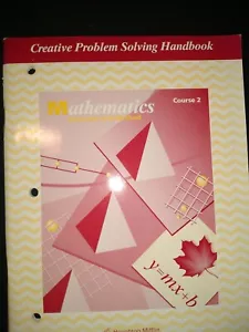 Mathematics Structure and Method Course 2 - Creative Problem Solving Handbook - Picture 1 of 6