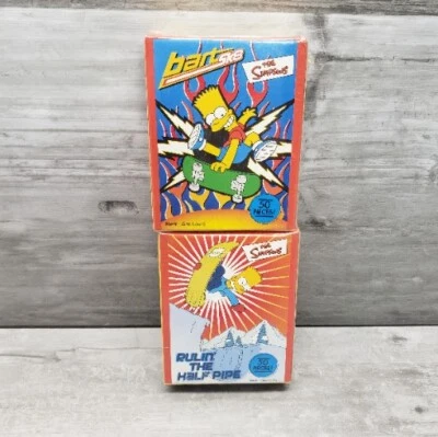 The Simpsons  Bart SK8 and Rulin The Half Pipe Ultra-Mini Puzzle 50pc Each NEW - Image 1 of 3
