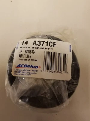 FILTRO DE AIRE GM genuino.Compresor de freno de aire ACdelco A371CF 88915424 C6500 C7500  Foto 1 de 3